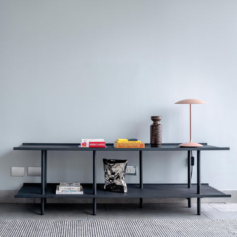 Rack Pilote, mueble para TV con estructura de acero resistente.