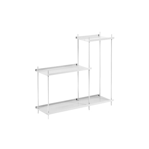Estante Pilote de estructura ligera en metal, ideal para almacenamiento.